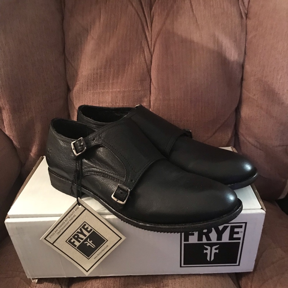 Frye Ethan Double Monk New with Tags and Box